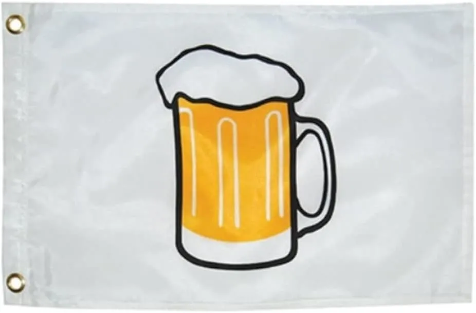 Jolly Roger Flag Nylon 12" X 18" Novelty Taylor Boat