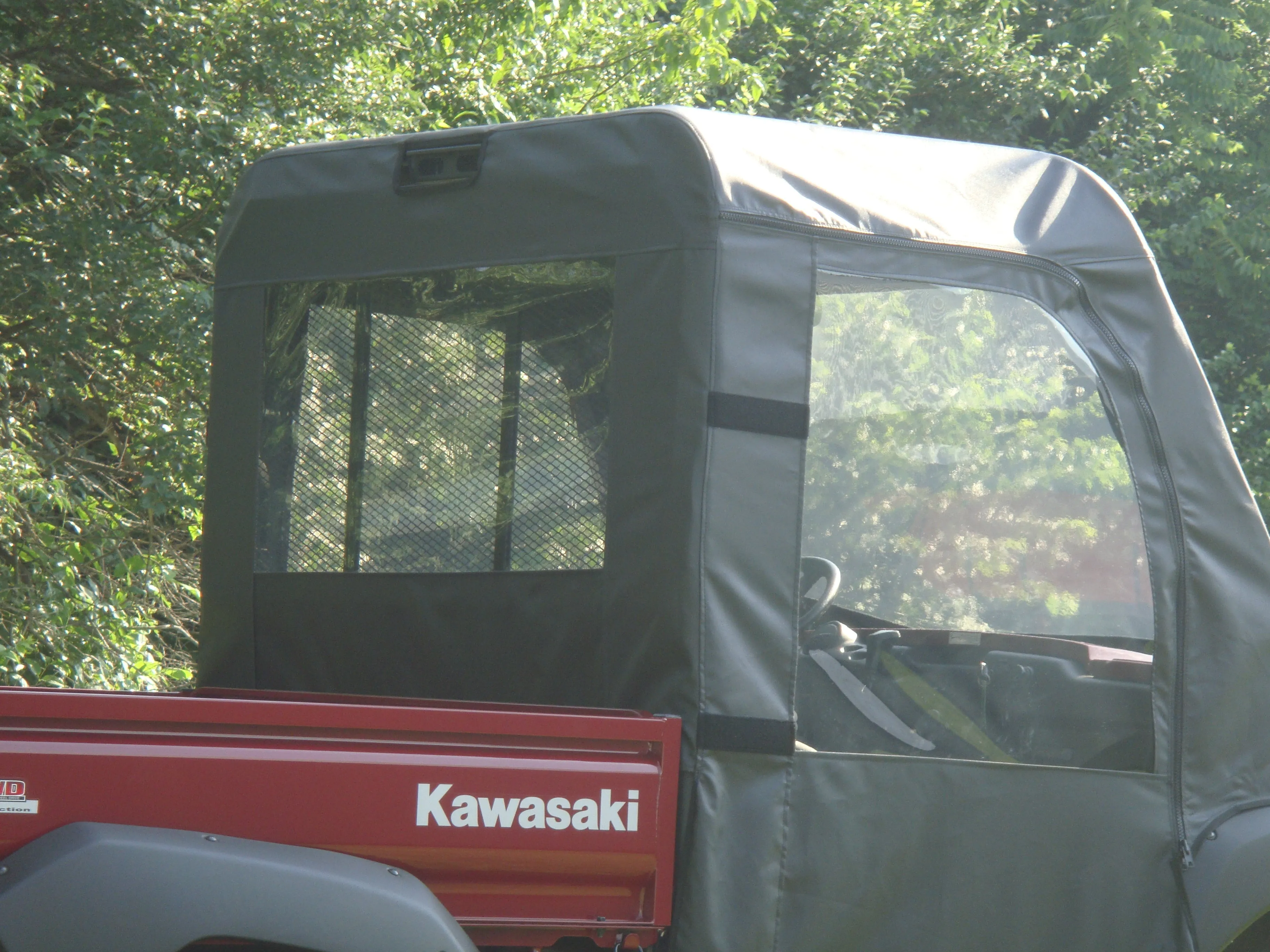 Kawasaki Mule 4000/4010 - Full Cab Enclosure for Hard Windshield
