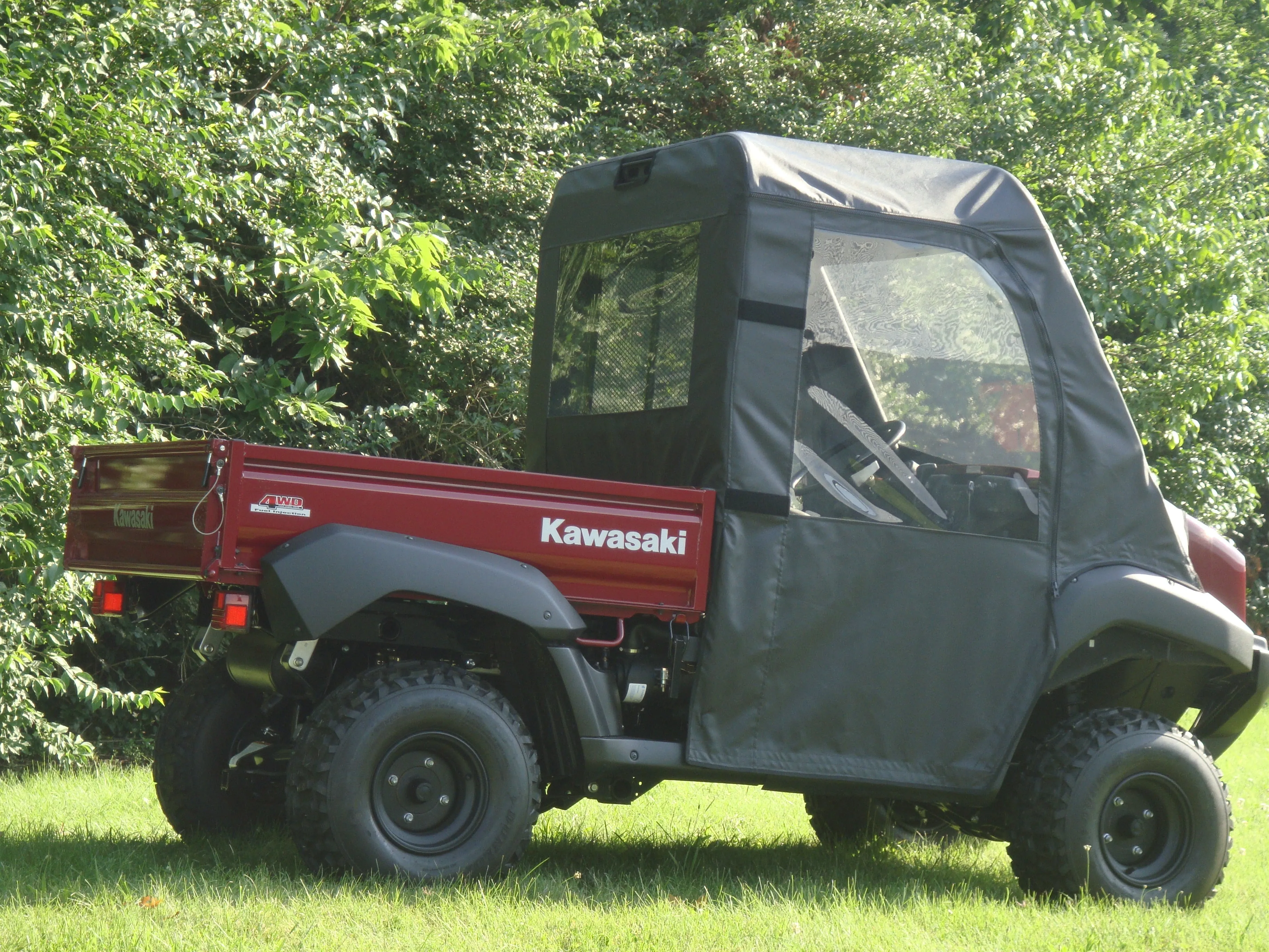 Kawasaki Mule 4000/4010 - Full Cab Enclosure for Hard Windshield