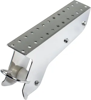 Lewmar Pontoon Bow Roller for use with fluke or plow Style Anchors, 316 Stainless Steel Construction, Durable Delrin Rollers, underdeck Mount, use with Venta Pontoon Anchor Winch - 2020209575
