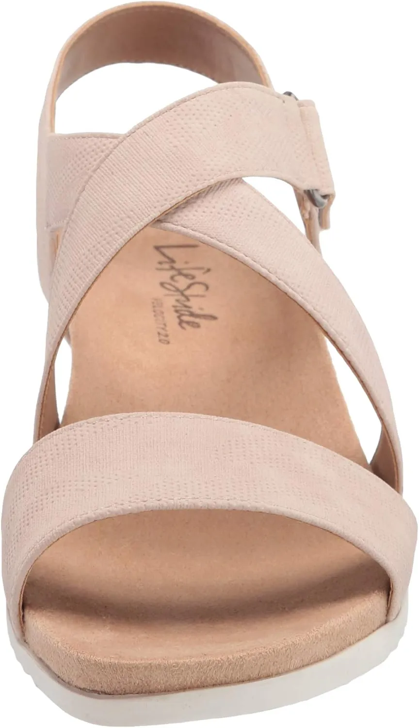 Lifestride Women's Women's Sincere Wedge Sandal
