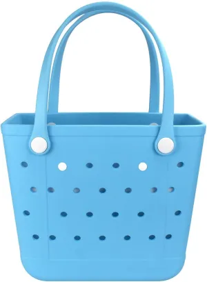 Lightweight Rubber Beach Bag X Large Tote Bag for Waterproof, Durable Open Handbag for Boat Pool Sports Gym