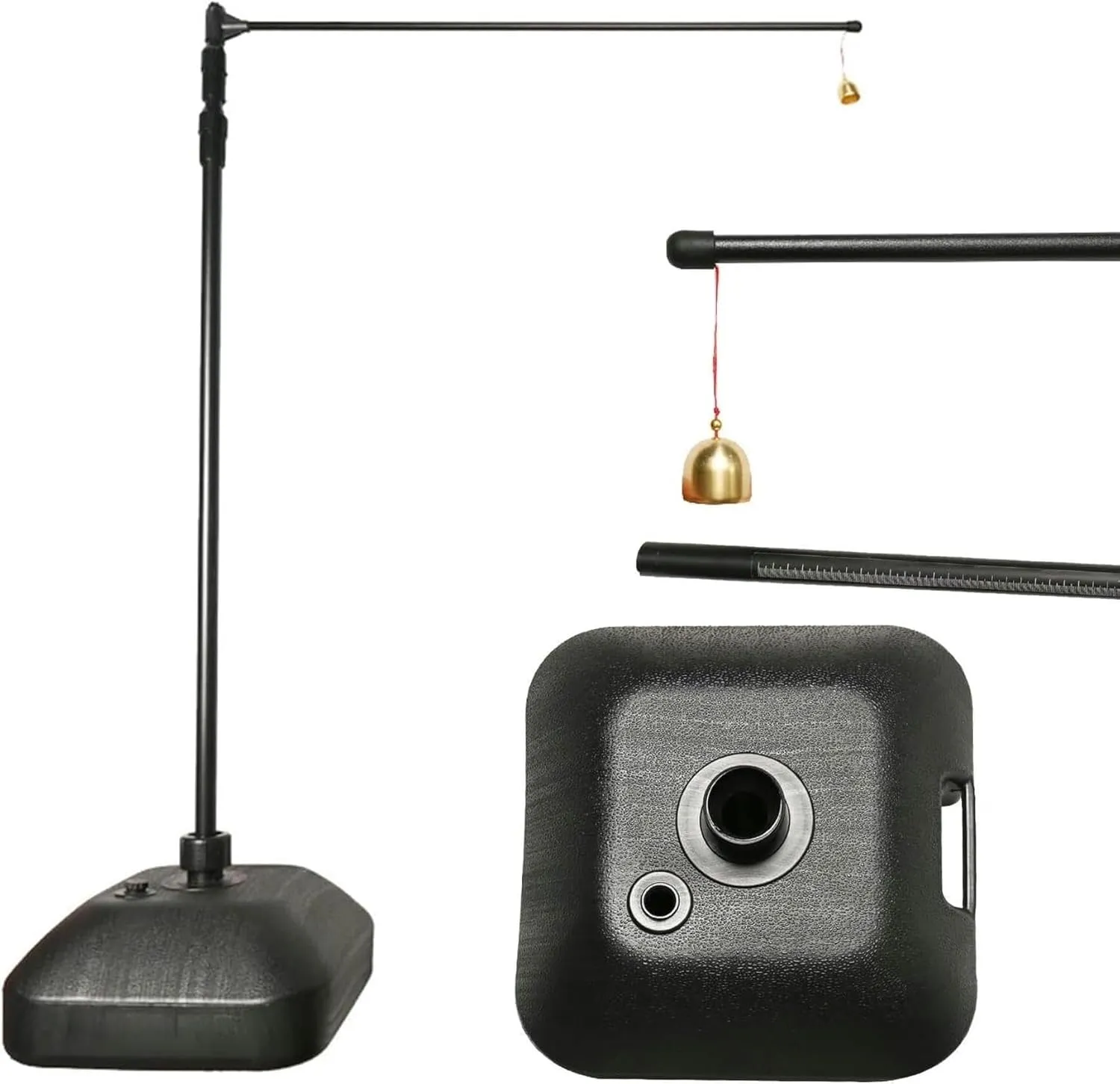Lightweight Vertical Jump Training Tool for Basketball & Volleyball, Jump Height Measurement Device, Adjustable Slam Dunk Trainer & Spike Training Aid, 1.3m-3.57m Range