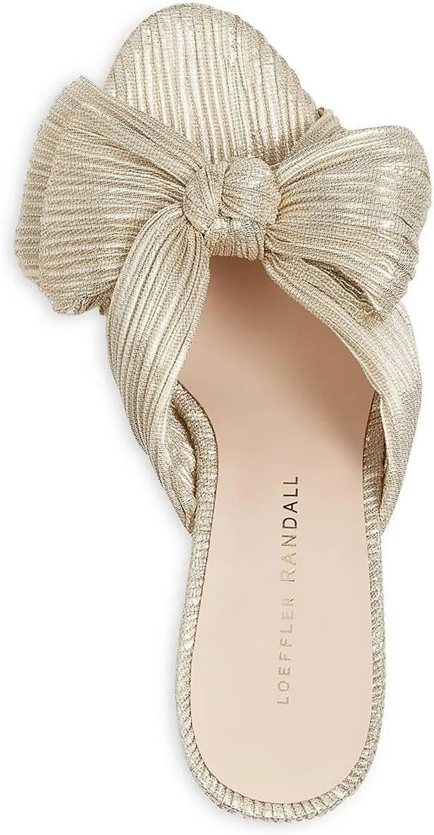 Loeffler Randall Women's Penny Pleated Bow Sandals
