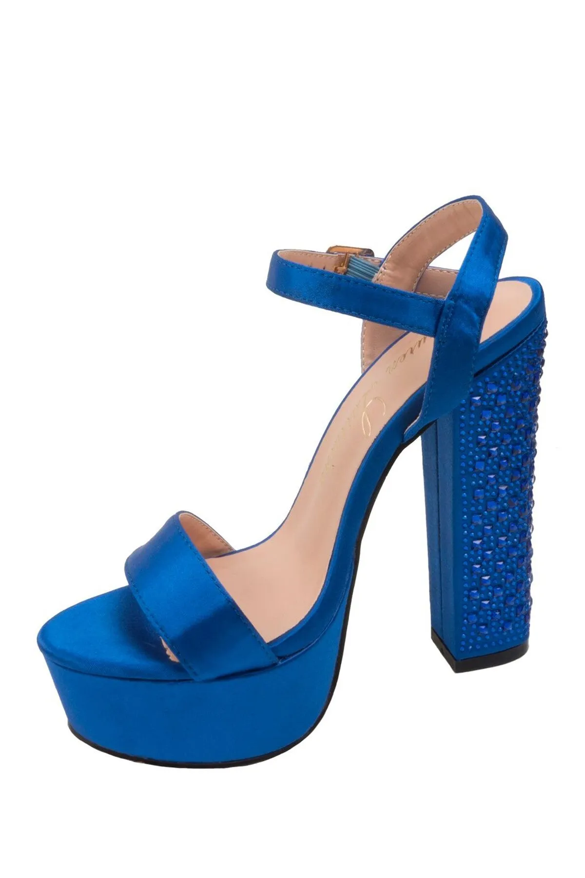 Lorraine Wedding Bridal Platform High Lauren Prom Sandal Satin Exceptional Open Pump Carly Door-to-door