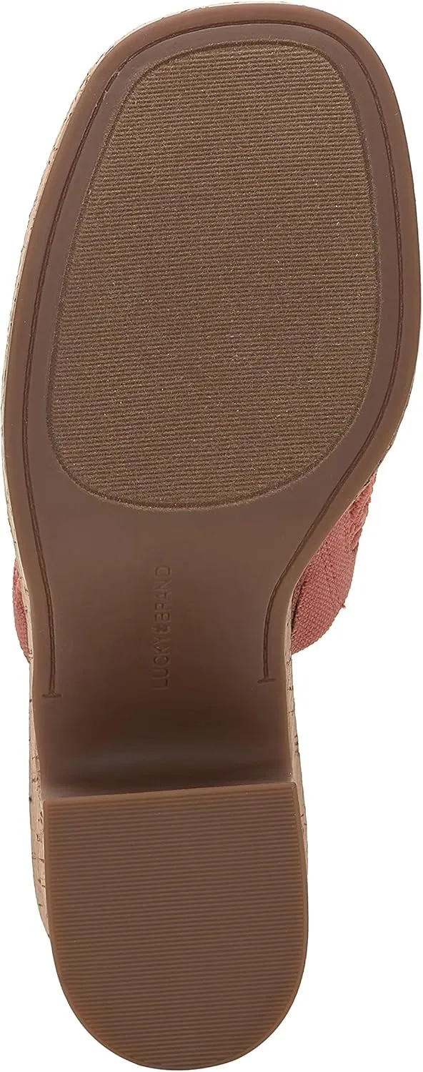 Lucky Brand Women's Talvy Macrame PlatformSandal