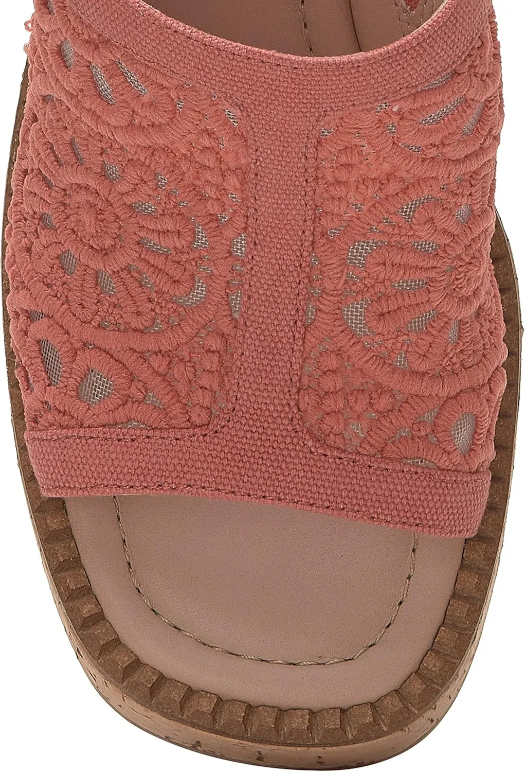 Lucky Brand Women's Talvy Macrame PlatformSandal