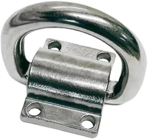 Marine Boat Bolt-On Stainless Steel Lashing Ring D-Ring Anchor Tie Down 5/8"