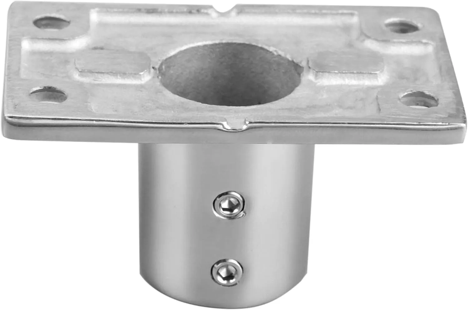 Marine Boat Rectangular Base，Heavy Dudy 316 Stainless Steel Yacht Hand Rail Fitting Rail Tube Stanchion Base Column Accessories