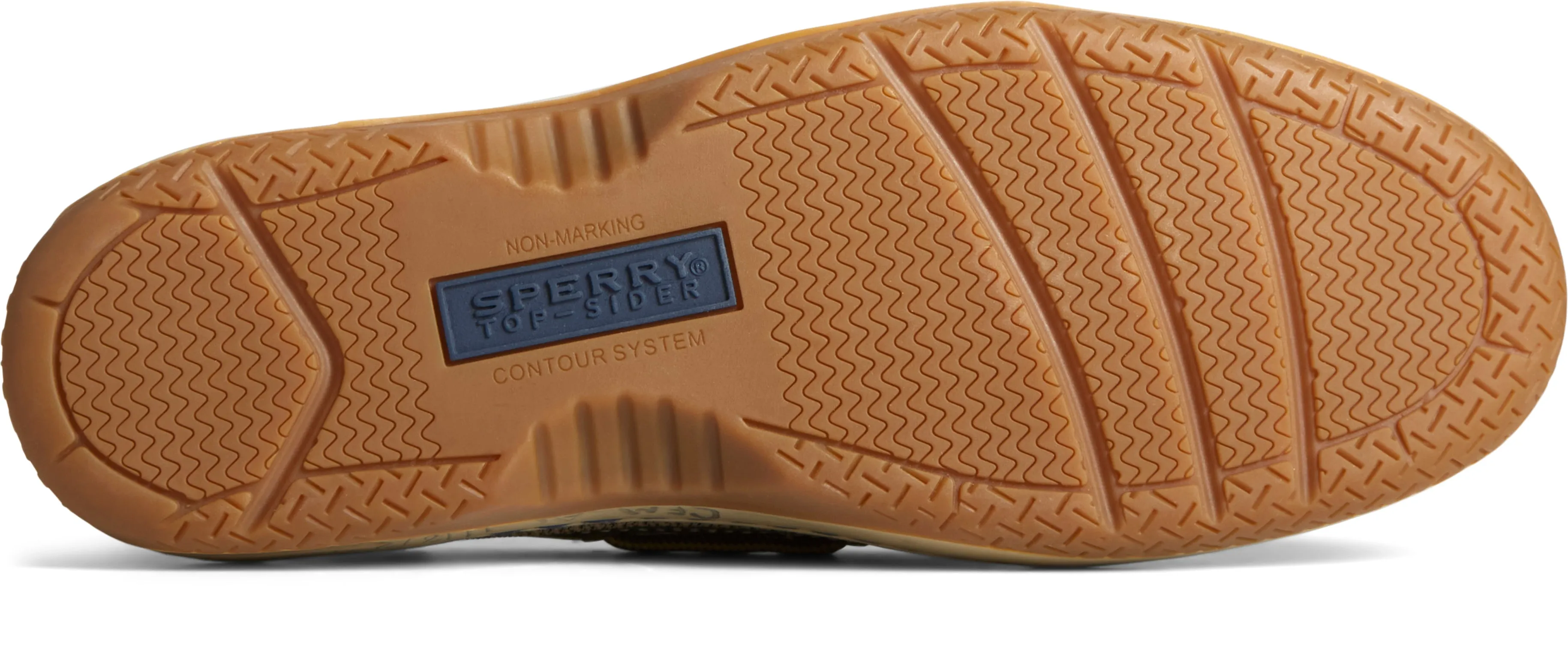 Men's Billfish 3-Eye Wide Leather Navy/Brown