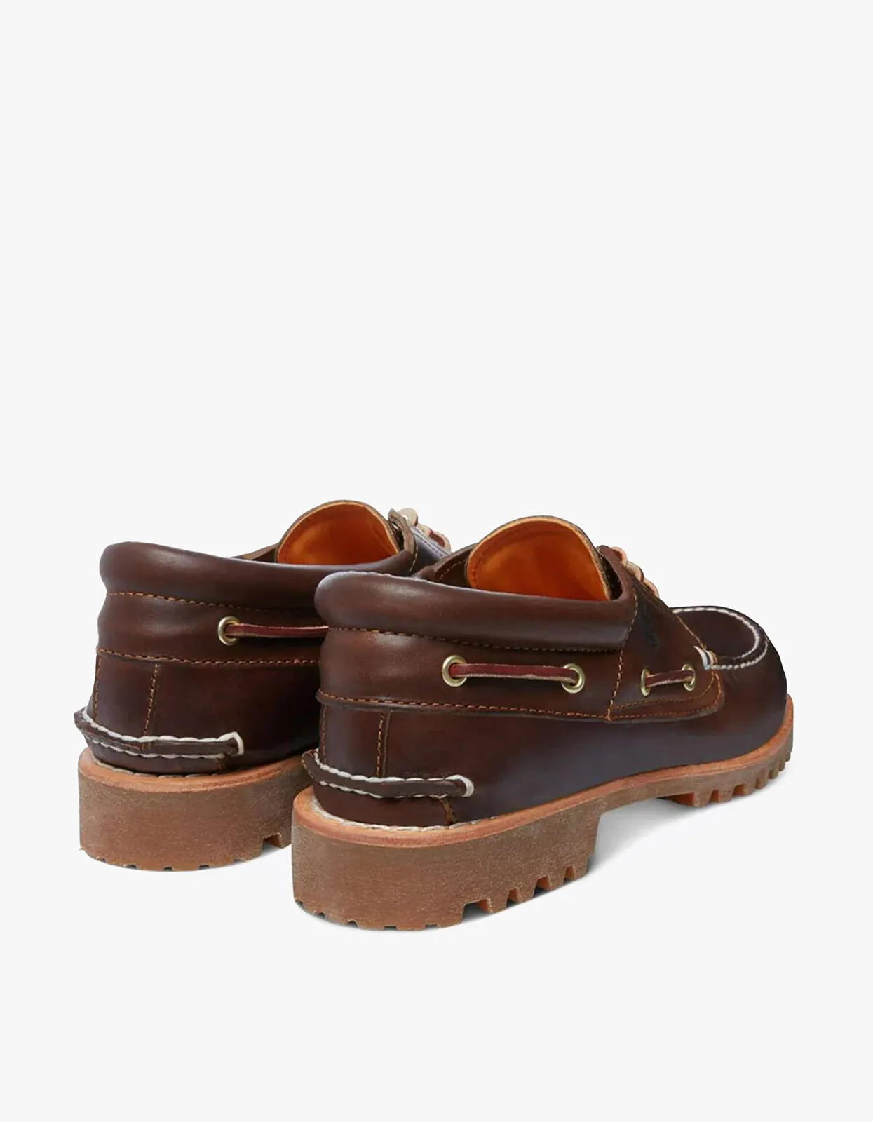 Mens Heritage 3 Eye Classic Lug - Medium Brown Full Grain