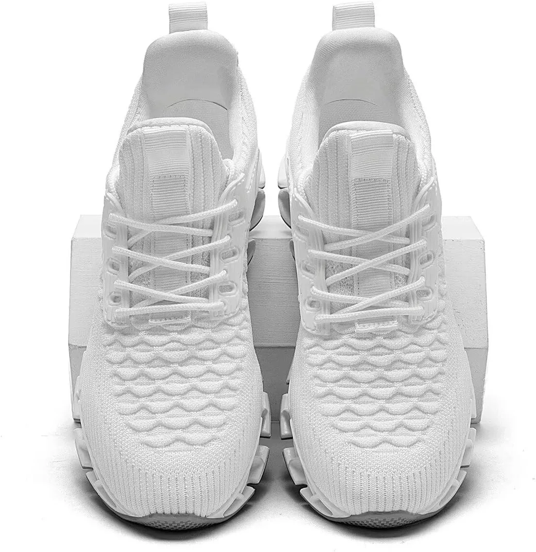 Mens Slip on Walking Running Shoes Blade Tennis Casual Fashion Sneakers Comfort Non Slip Work Sport Athletic Trainer