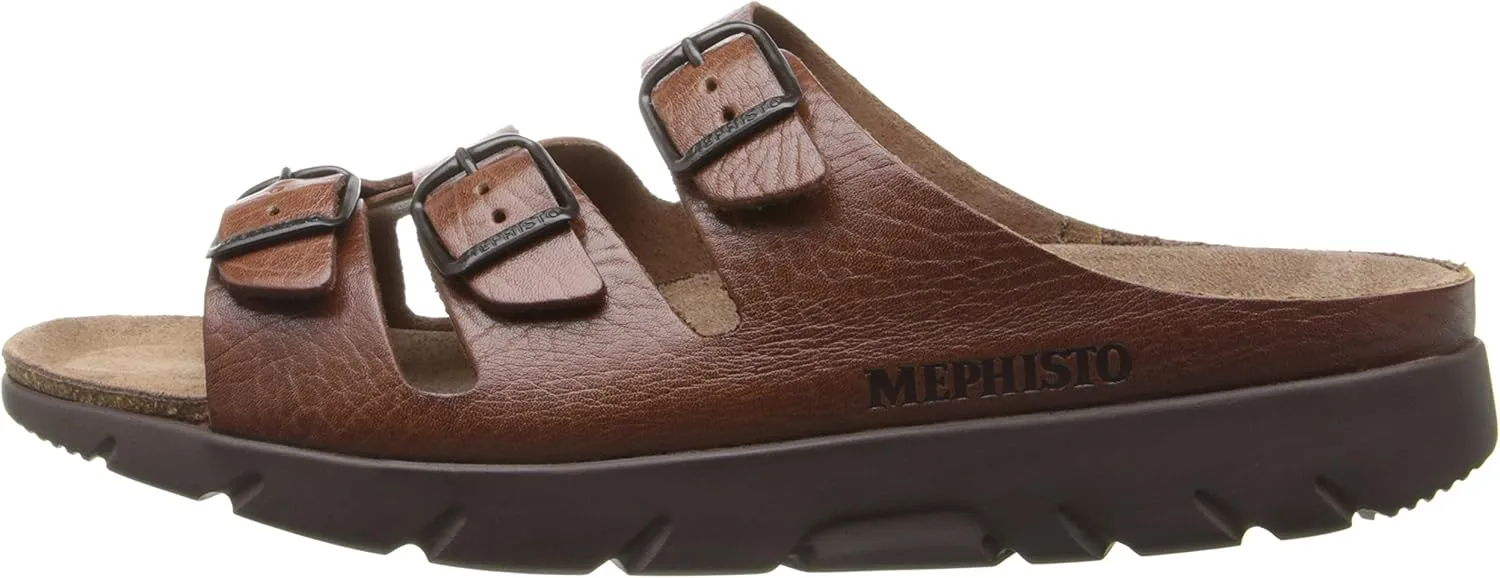 Mephisto Men's Zach Tan Full Grain Leather Sandal