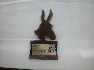 Metal Business Card Holder - Mule Head