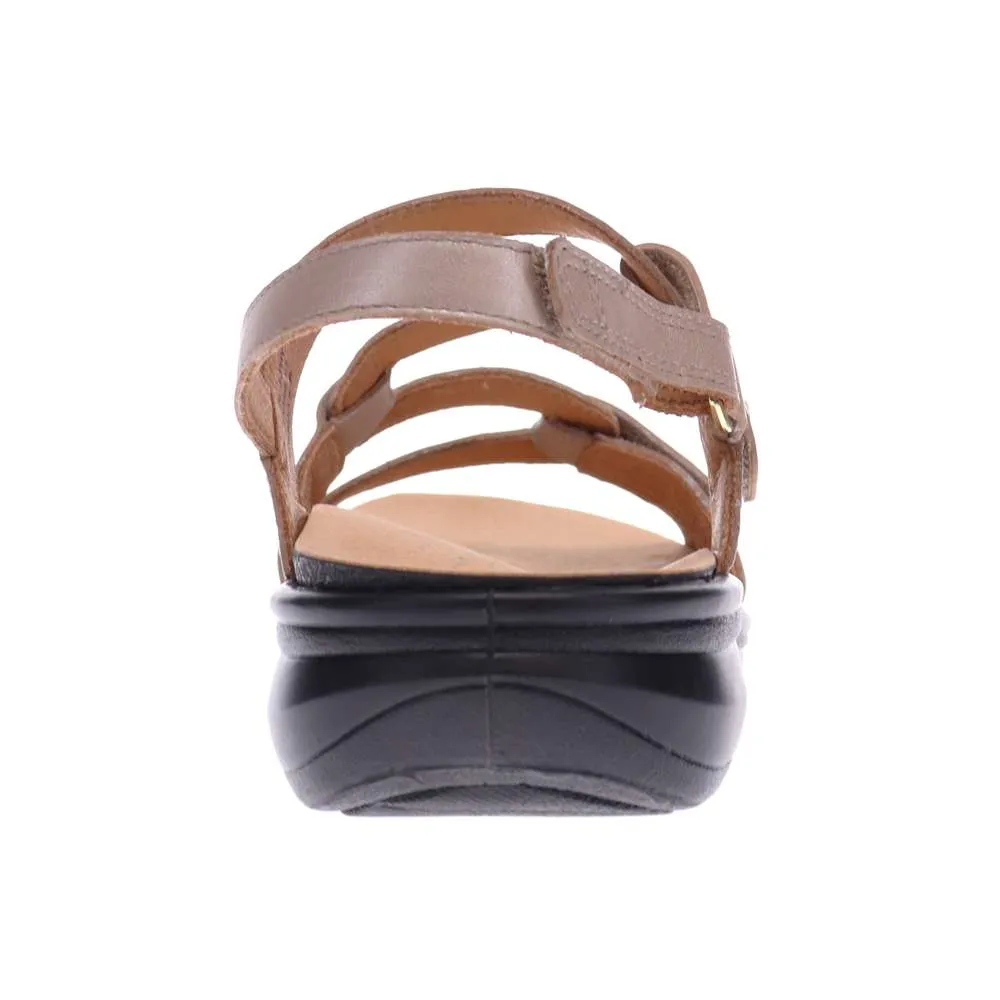Miami Adjustable Sandal - Champagne
