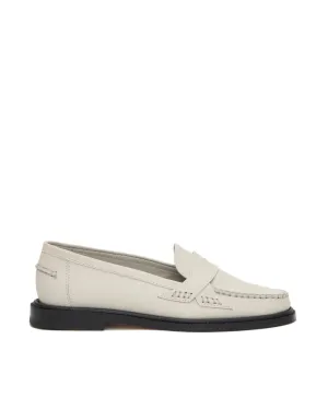 Mona Loafer, Cream Leather