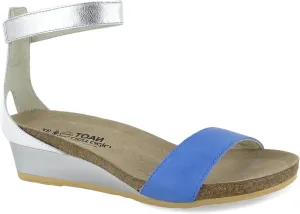 NAOT Footwear Women's Pixie Wedge Sandal with Cork Footbed and Arch Support Footbed - Adjustable Ankle Strap - Comfort and Support - Lightweight and Perfect for Travel - Narrow to Medium Fit