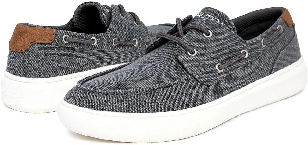 Nautica Men's Boat Shoe Casual Loafers Comfort Sneaker - Walking Moccasin (Slip-On/Lace-Up)
