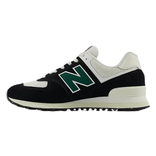 New Balance Men's Trainers - U574RBG - Black/White/Green