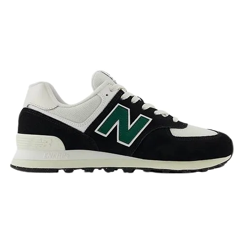 New Balance Men's Trainers - U574RBG - Black/White/Green