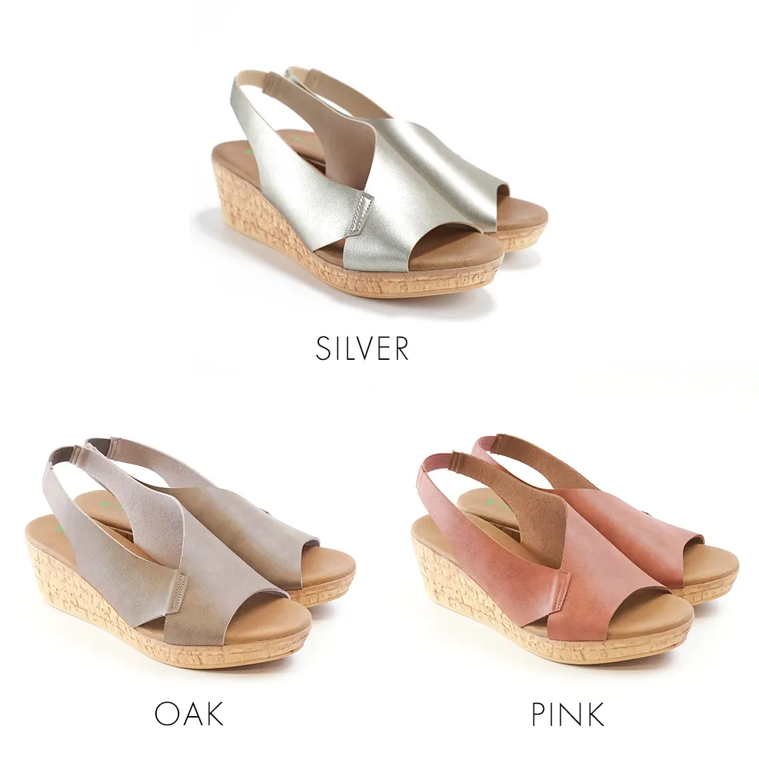 No.2027 Back Belt Wedge Sandal