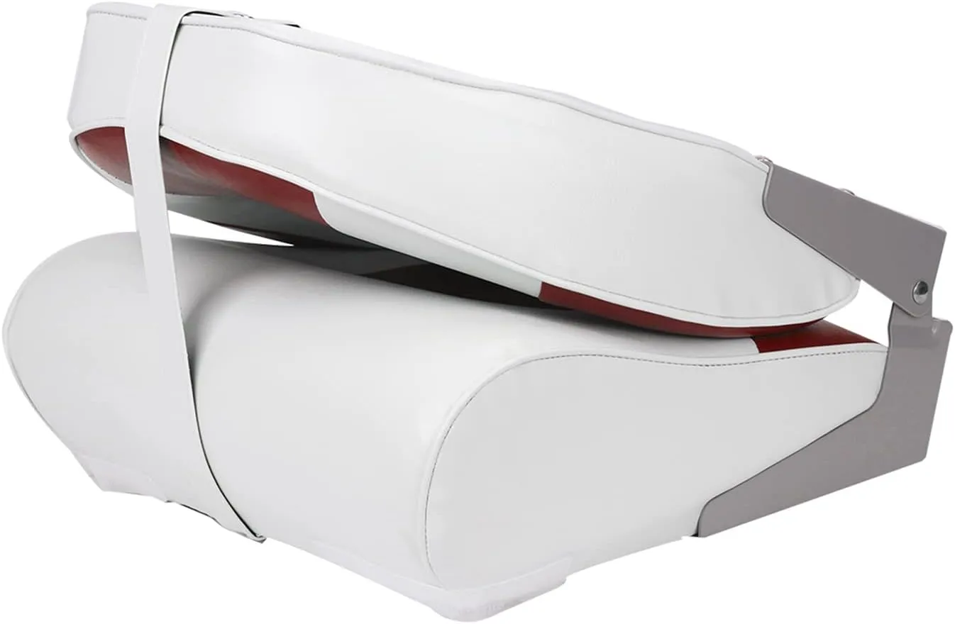 NORTHCAPTAIN Deluxe A Pair of Marine High Back Folding Fishing Boat Seat,Stainless Steel Screws Included