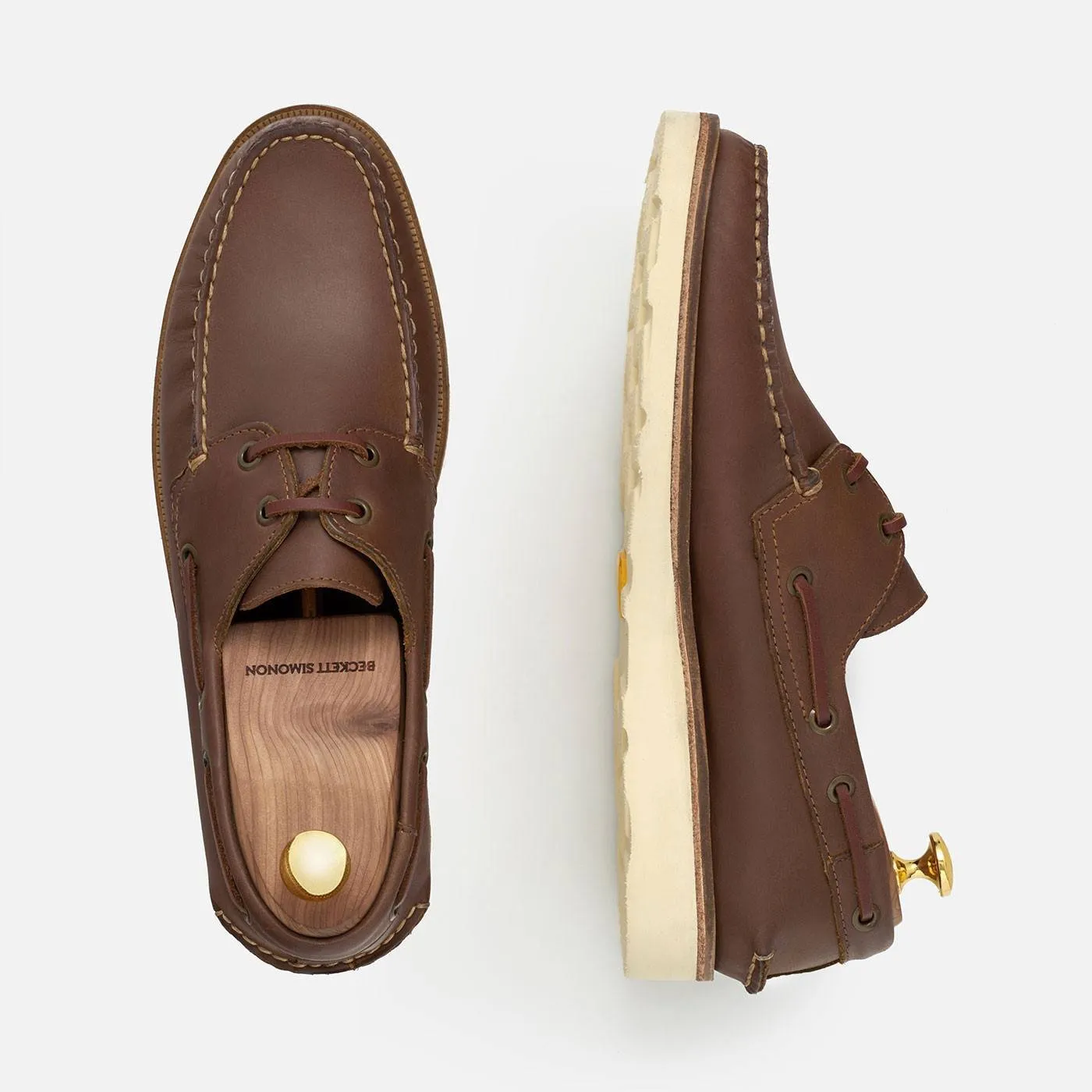 Norton Shoes Walnut Heavy-duty - Unbeatable price - Boat Leather Pull-up