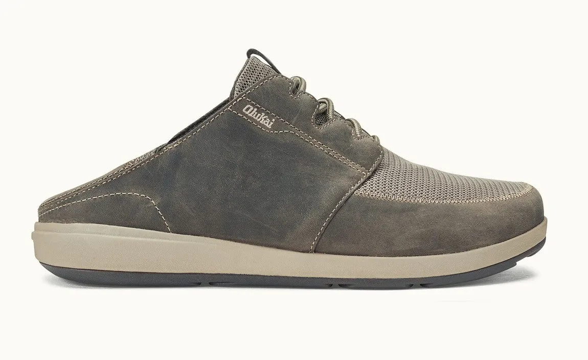 Olukai Clay Makia Lace Mens Comfort shoes 10362-1028