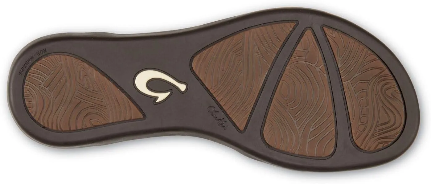 OLUKAI Upena Women's Beach Sandals, Quick-Dry Flip-Flop Slides, Water Resistant & Modern Low Profile Design, All-Day Comfort Fit & Wet Grip Soles