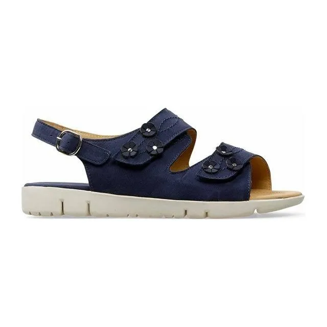 Padders Snowdrop Sandals - Navy
