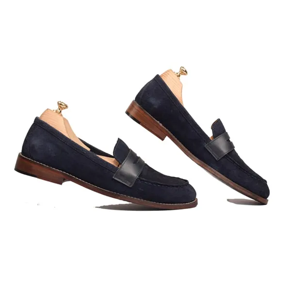 Penny Loafer in Suede Leather