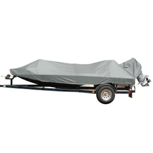 Performance Poly-Guard Styled-to-Fit Boat Cover f/14.5' Jon Style Bass Boats - Grey