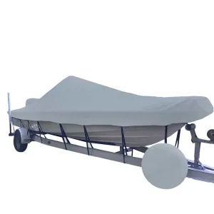 Performance Poly-Guard Styled-to-Fit Boat Cover f/19.5' V-Hull Center Console Shallow Draft Boats - Grey
