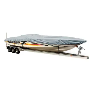 Performance Poly-Guard Styled-to-Fit Boat Cover f/24.5' Performance Style Boats - Grey