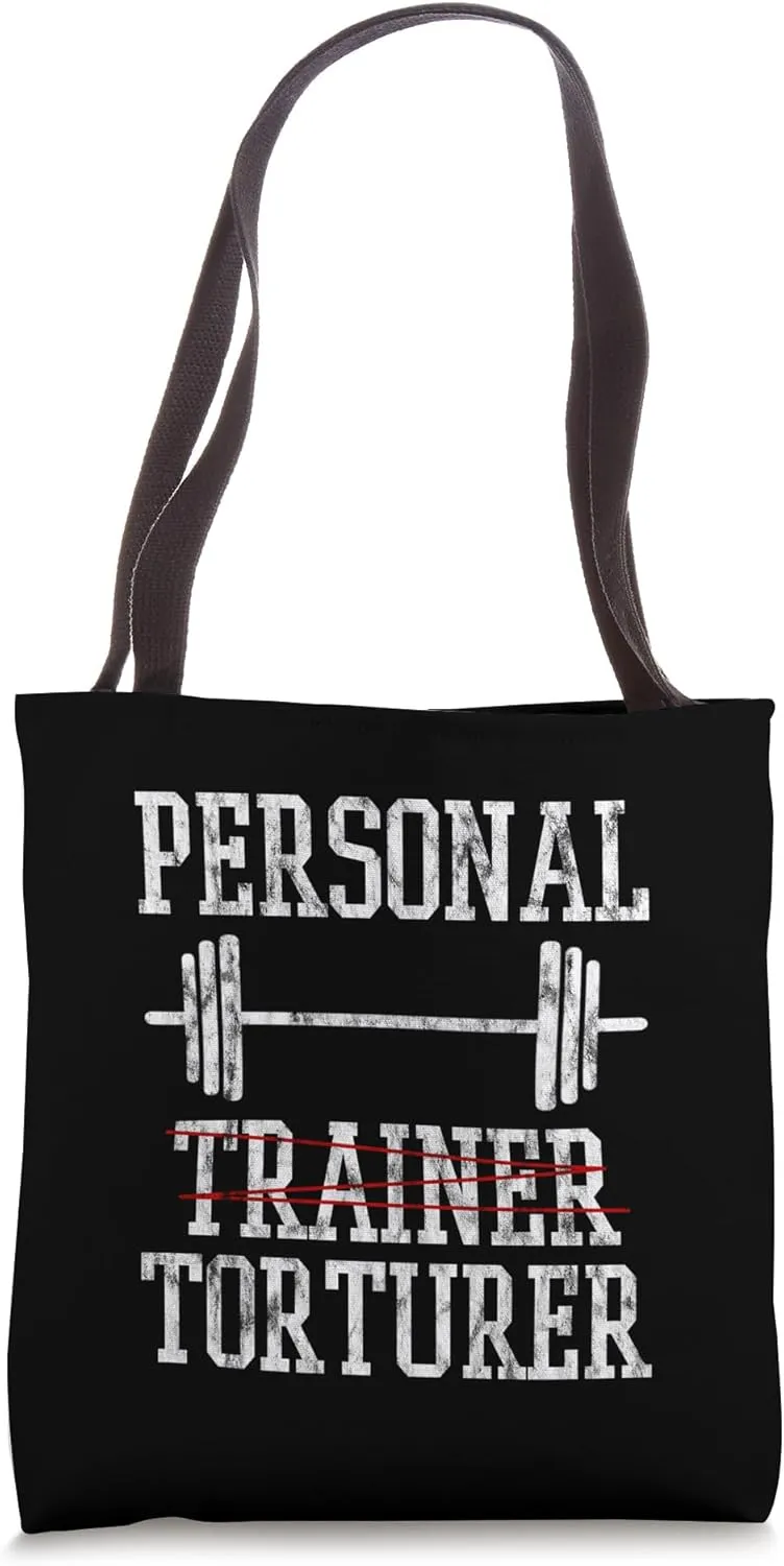 Personal Trainer Torturer Gym Fitness Discipline - Tote Bag