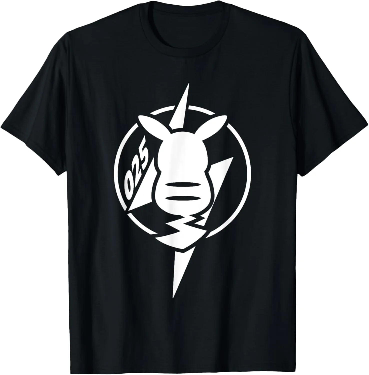 Pokémon Pikachu White Thunder Bolt Pokédex 25 T-Shirt