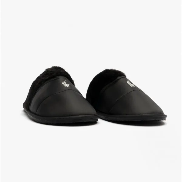 Polo Ralph Lauren KELCIE Womens Mule Slippers Black