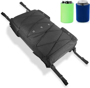 Premium T-Top Boat Storage Bag - Large Capacity, Durable Marine-Grade Polyester, Holds 6 Type II Life Jackets - Perfect for T-Tops, Hard Tops, Bimini Tops, Pontoon Tops (Life Vests not included)