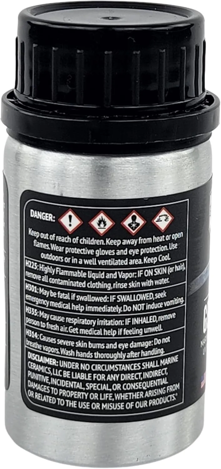Professional Gelcoat & Paint Ceramic Coating (50ml) / 3-Year Superior Protection / 2-3x Thicker & More Durable / 1 Coat Application, Quick & Easy/High Gloss, UV & Salt Defense