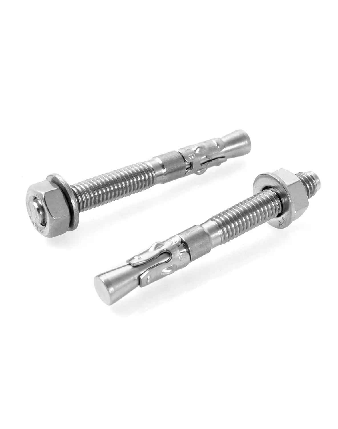 QWORK 20 Pack 5/16" X 2-3/4" 316 Stainless Steel Wedge Anchor for Office, Garage, Marine