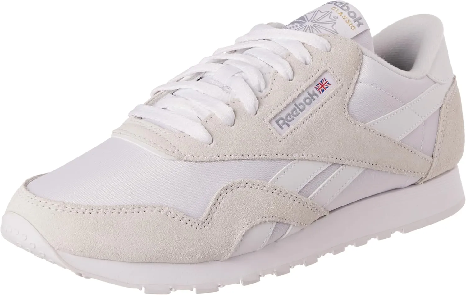 Reebok Women's Classic Nylon Trainers, Ftwwht, 10.5 Women