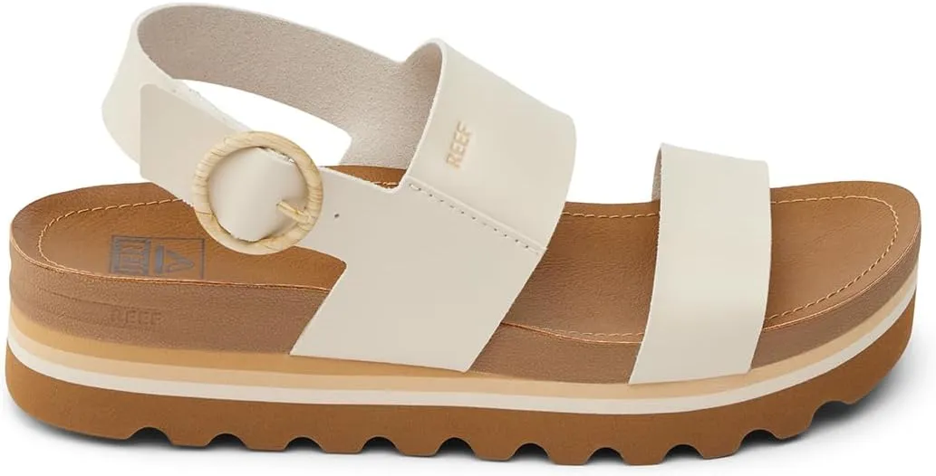 REEF Vista Hi Buckle Women's Platform Fashion Sandal, Arch Support, Ultra Soft Cushion Footbed