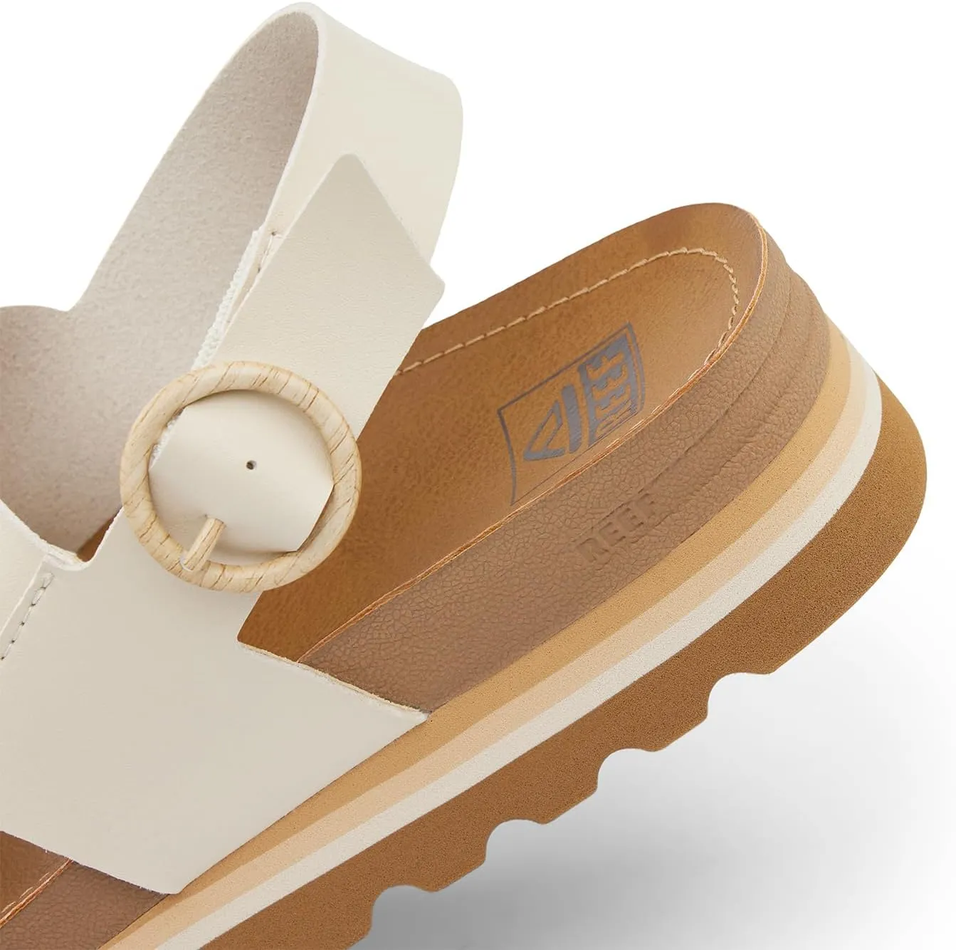 REEF Vista Hi Buckle Women's Platform Fashion Sandal, Arch Support, Ultra Soft Cushion Footbed