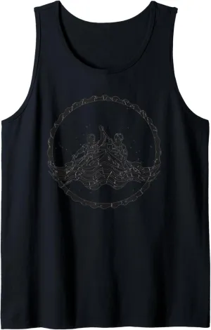 River Rafting Adventure Mitif, Paddle and Nature boat white Tank Top