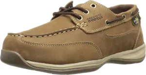 Rockport Work Men's Sailing Club RK6734 Work & Safety, Brown, 14 M US