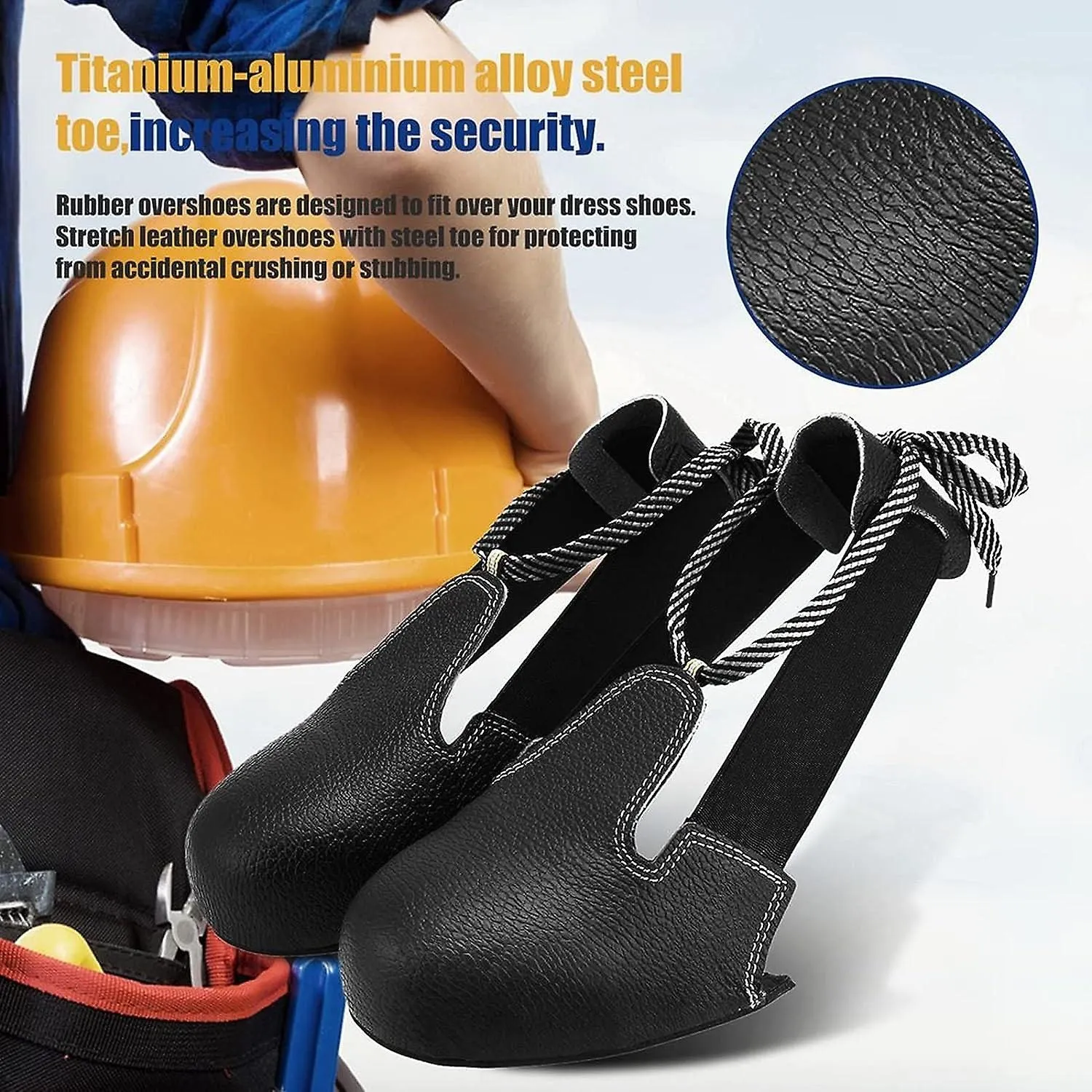 Safety Shoe Covers Non-slip Soles And Adjustable Straps Unisex Shoes For Ind
