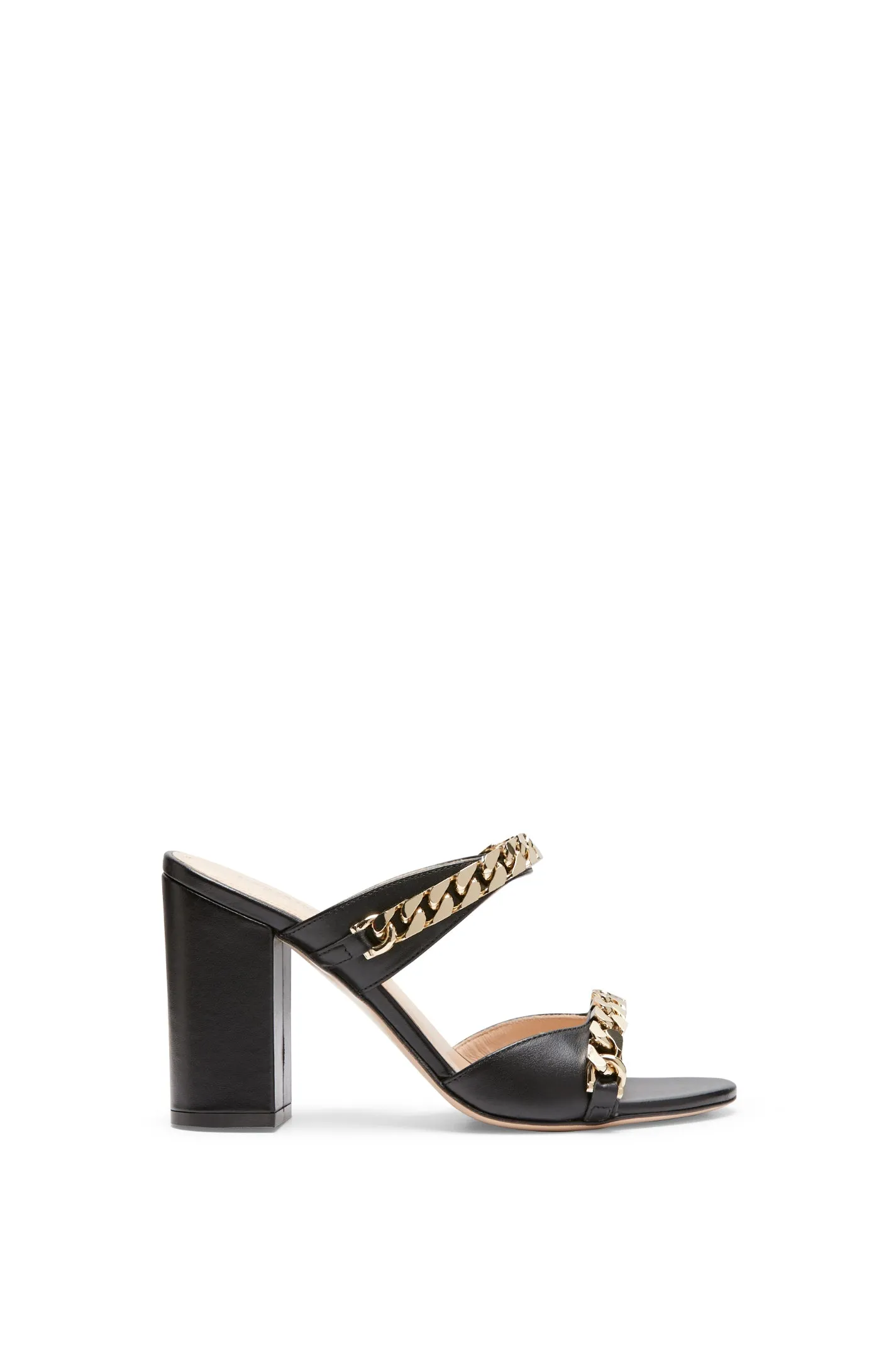 SANDAL WITH CHAINS DETAIL 9.5 - BLACK