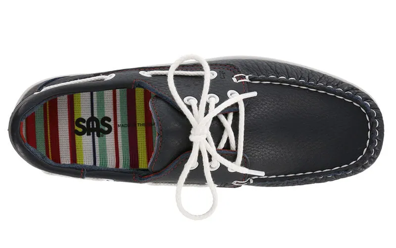 SAS Women's Catalina Lace Up Boat Shoe Navy