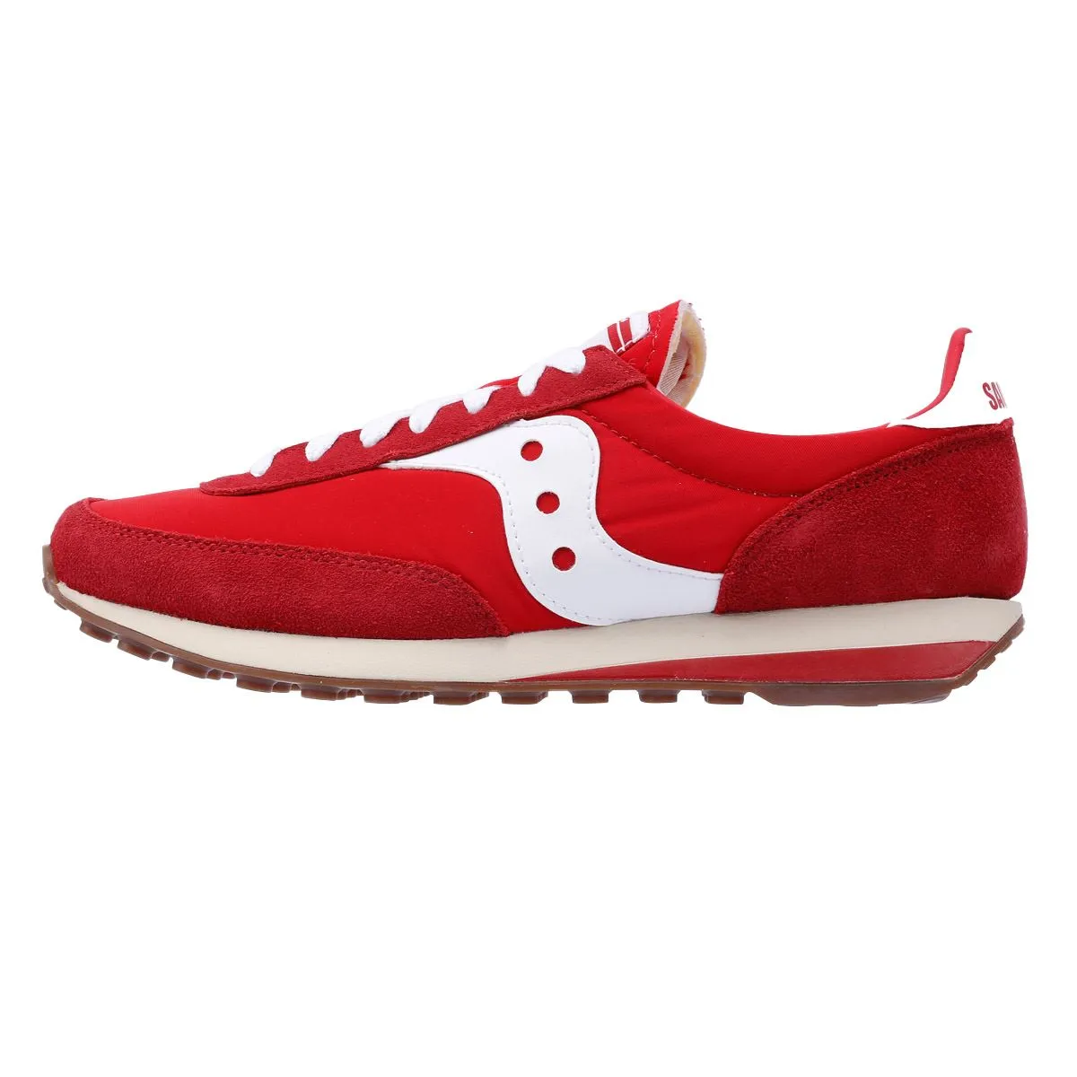 Saucony Trainer 80 Red/White Trainers