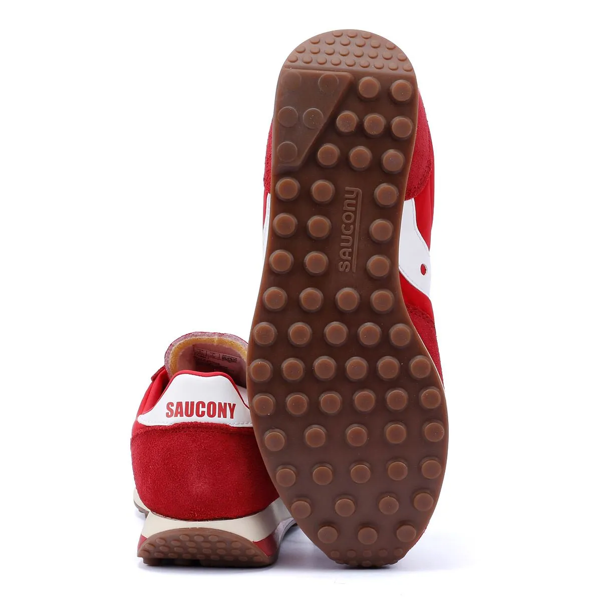 Saucony Trainer 80 Red/White Trainers